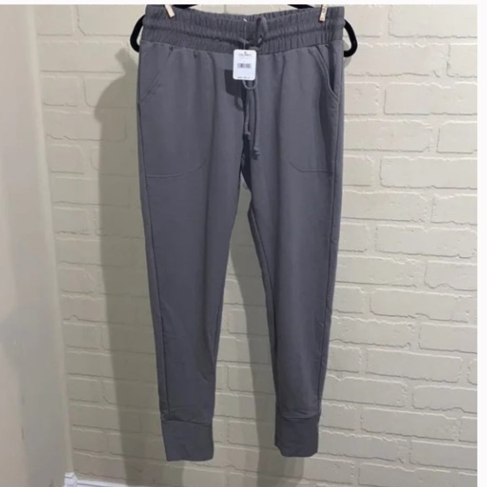 Free People Sunny Skinny Sweatpants in Charcoal Grey NWT - Picture 3 of 15